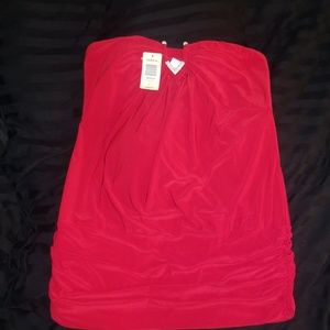 Torrid Red Strapless Top Size 0